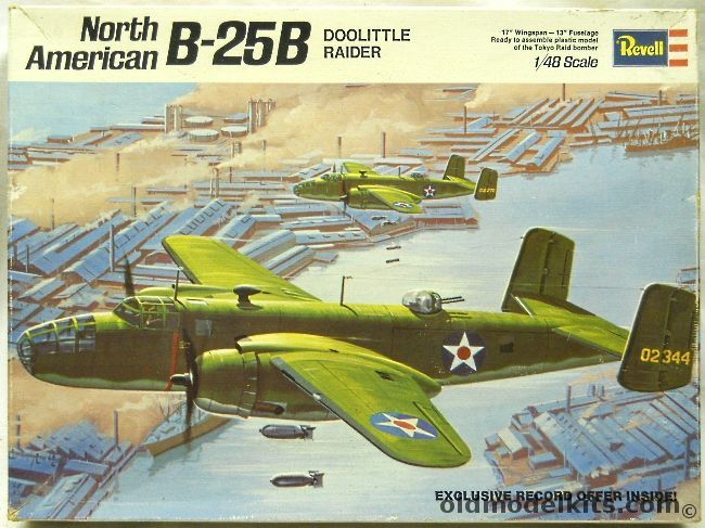 Revell 1/48 B-25B Mitchell Doolittle Raider, H285-250 plastic model kit